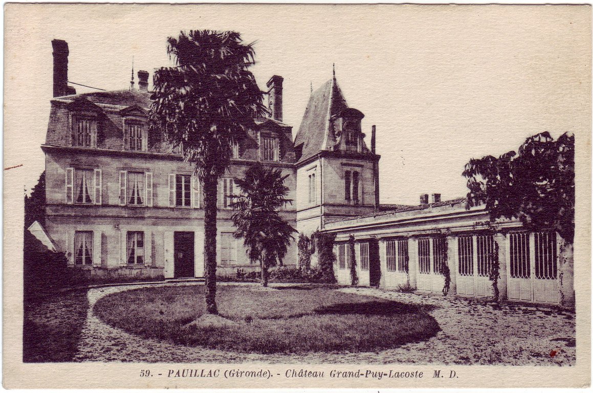 Château Grand-Puy-Lacoste en 1870